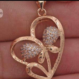 💜 ❤️ 💜 new 18kt gold filled heart pendant
